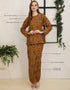 BAJU KURUNG KEDAH FIONA (GOLDEN BROWN)